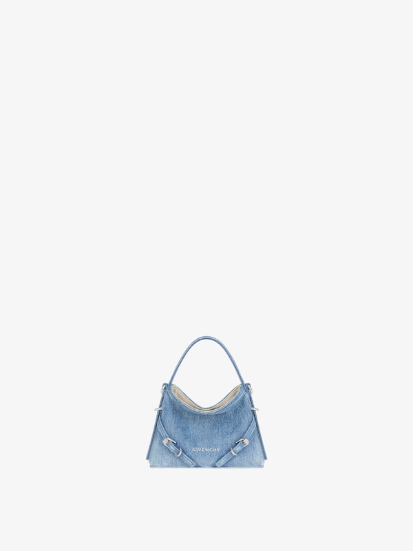 Givenchy Nano Voyou bag in washed denim