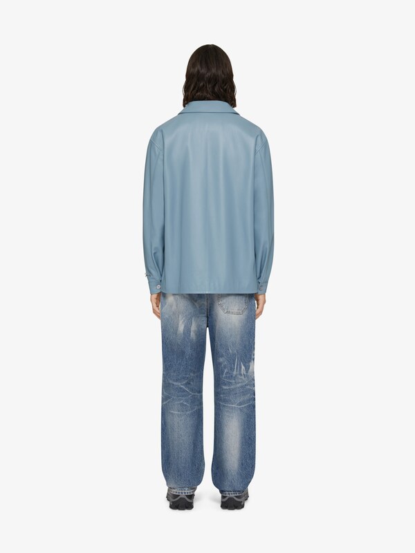Givenchy Overshirt In Leather