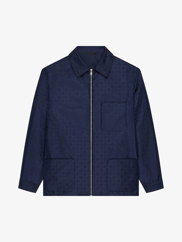 Givenchy Overshirt In Monogram 72 Jacquard
