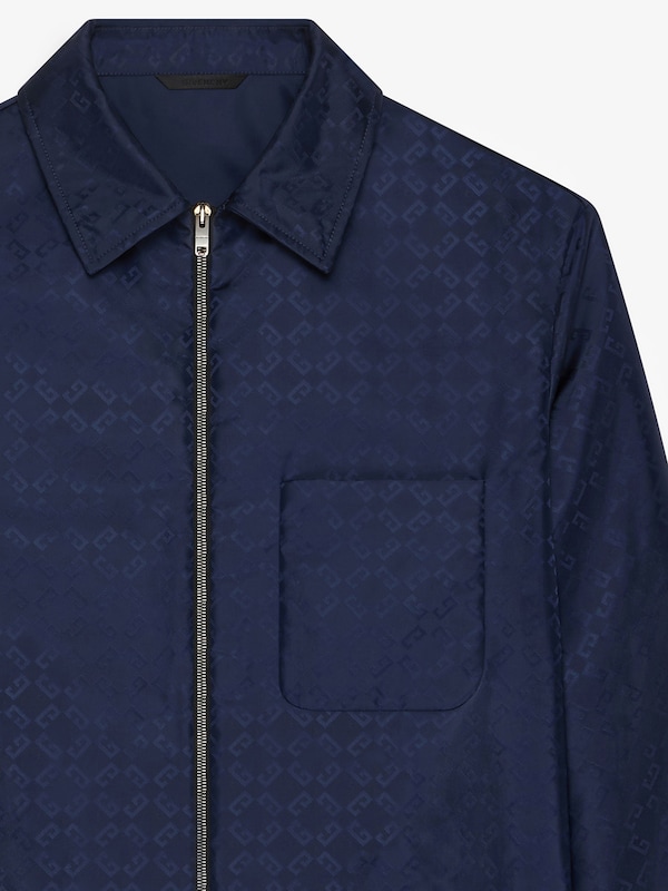 Givenchy Overshirt In Monogram 72 Jacquard