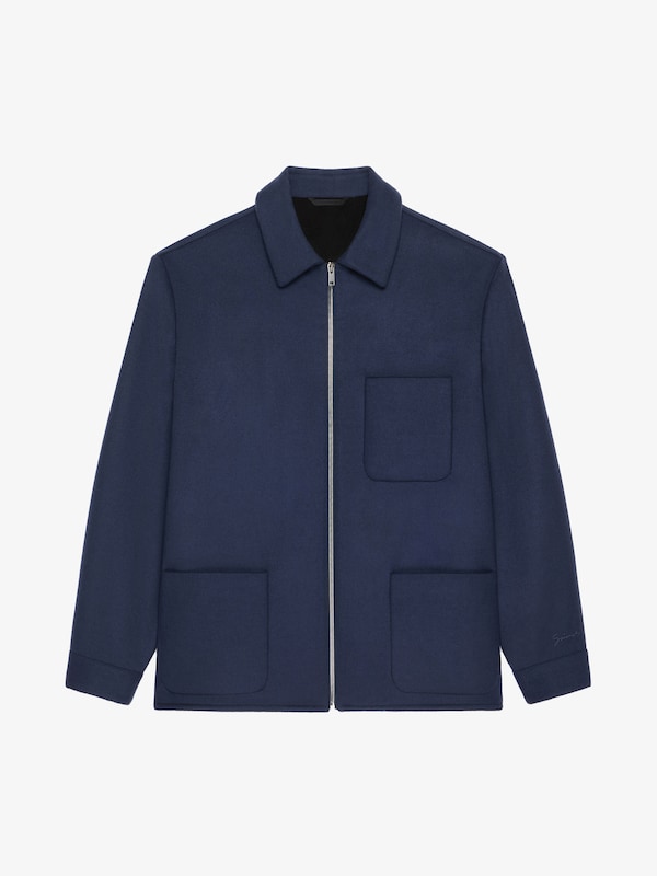 Givenchy Overshirt In Wool And Cashmere