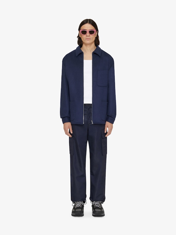 Givenchy Overshirt in wool and cashmere
