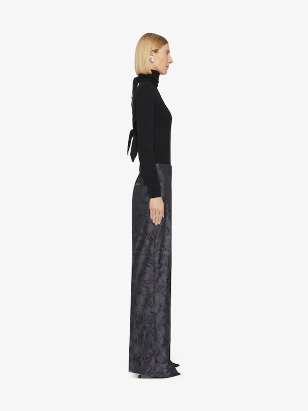Givenchy Oversized Tailored Pants In Cat Jacquard