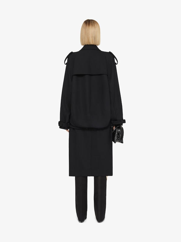 Givenchy Oversized Trench-coat In Wool