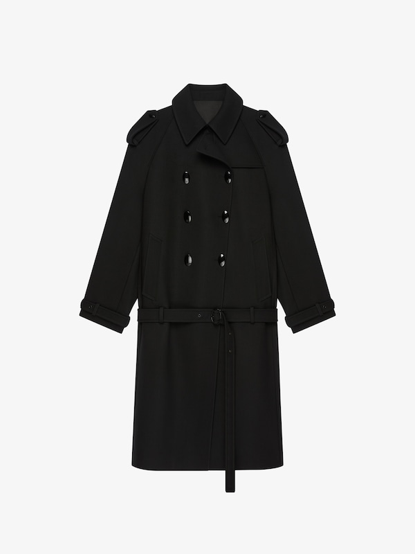 Givenchy Oversized Trench-coat In Wool