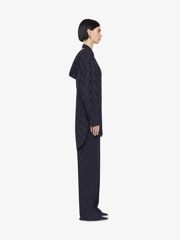 Givenchy Pants In 4G Liquid Jacquard
