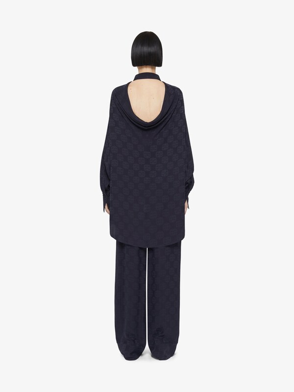 Givenchy Pants In 4G Liquid Jacquard