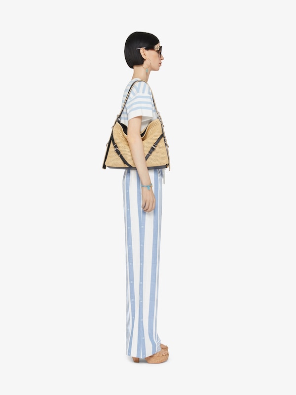 Givenchy Pants In Cotton And Linen With 4G Stripes