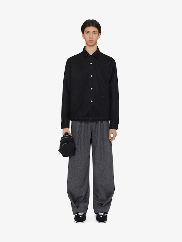 Givenchy Pants in wool with double waist detail
