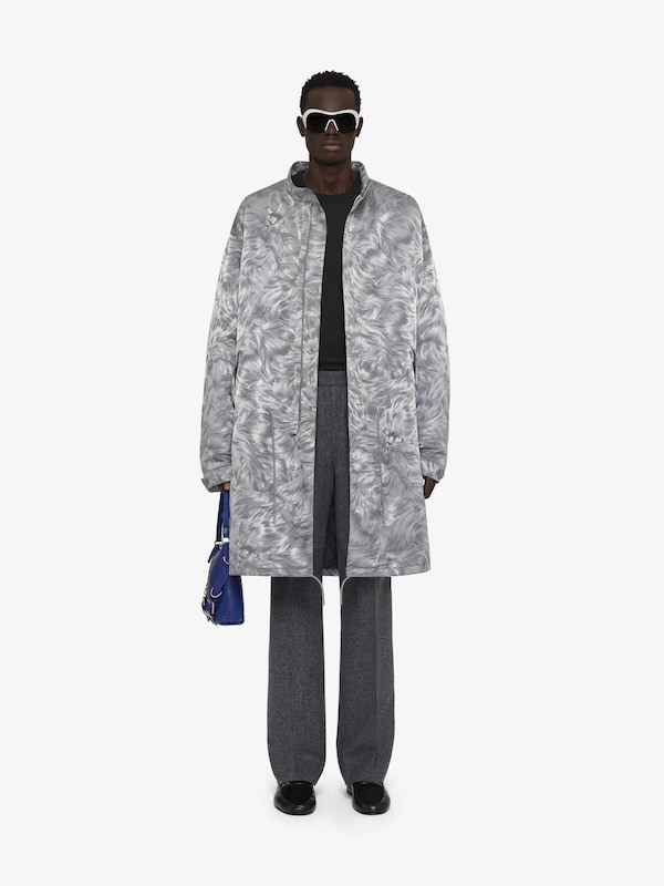 Givenchy Parka in cat jacquard