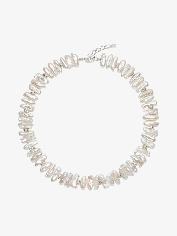 Givenchy Pearl Necklace With Crystals