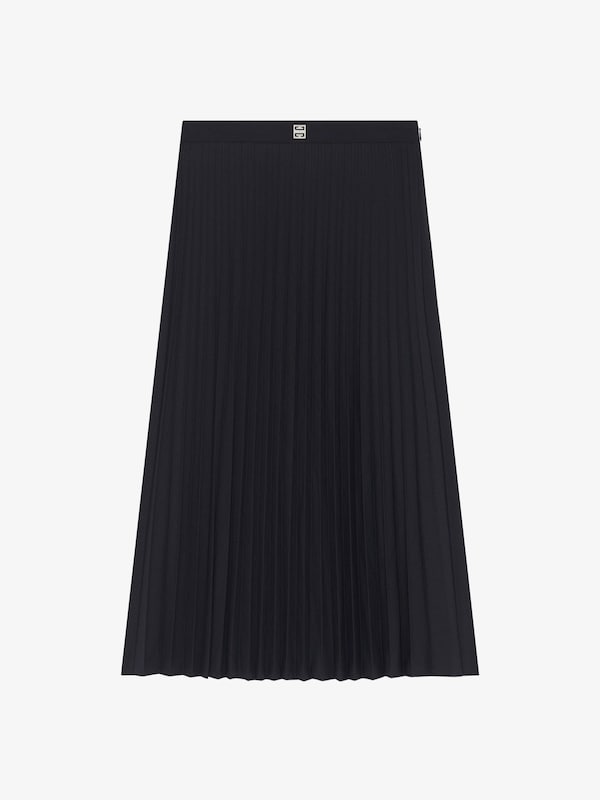 Givenchy Pleated skirt in wool with 4 detail