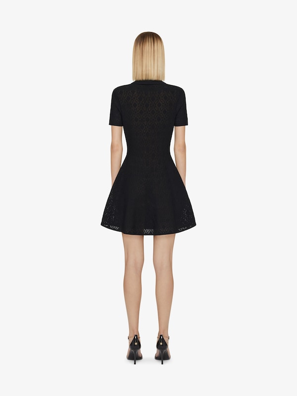 Givenchy Polo Dress In Monogram 72 Jacquard