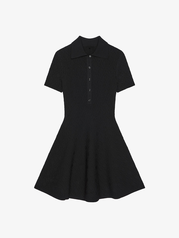 Givenchy Polo Dress In Monogram 72 Jacquard