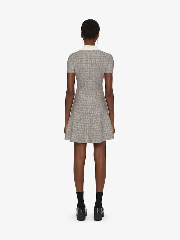 Givenchy Polo Dress In Monogram 72 Jacquard