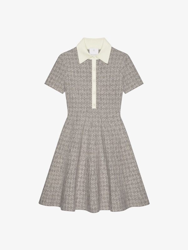 Givenchy Polo Dress In Monogram 72 Jacquard
