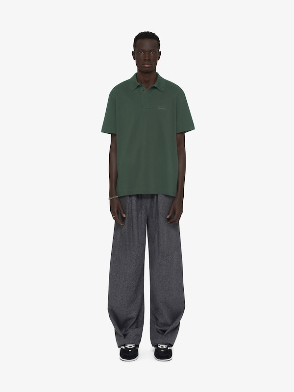 Givenchy Polo in cotton with GIVENCHY embroidery
