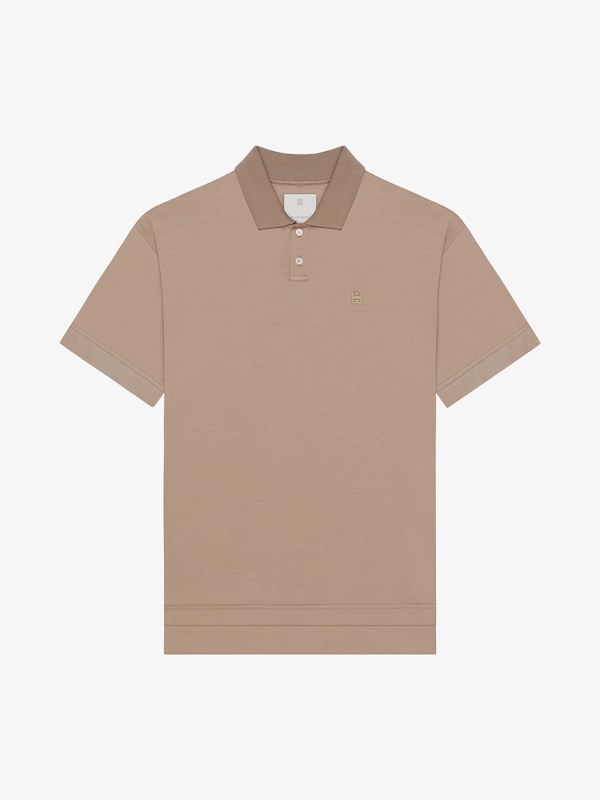 Givenchy Polo In Mercerized Cotton With 4G Detail