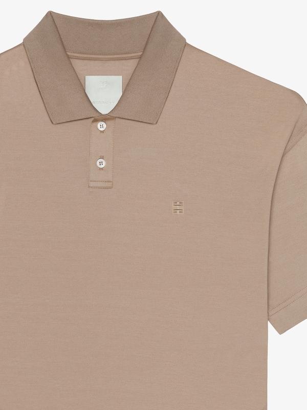 Givenchy Polo In Mercerized Cotton With 4G Detail
