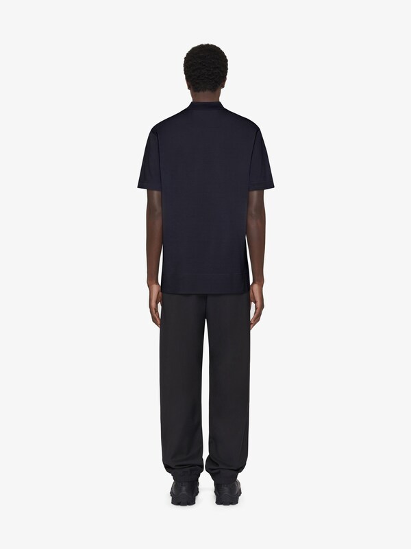 Givenchy Polo In Mercerized Cotton With 4G Detail