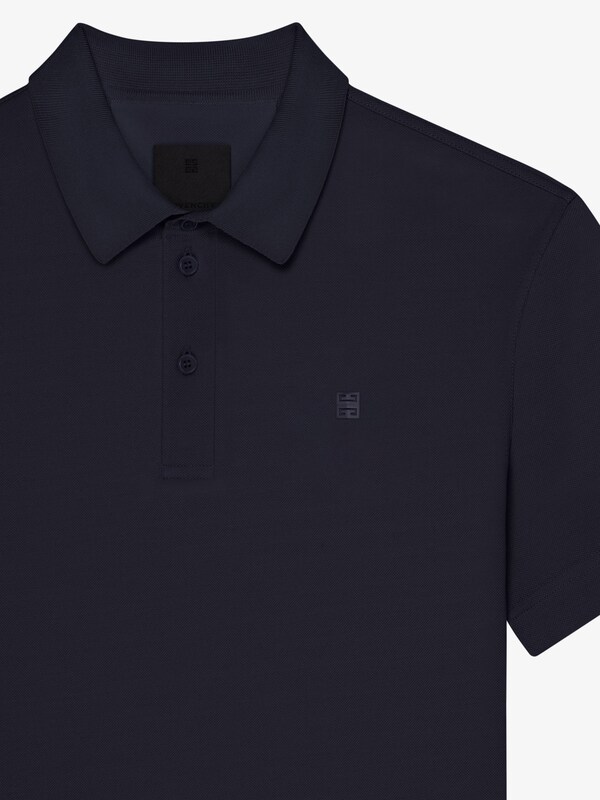 Givenchy Polo In Mercerized Cotton With 4G Detail
