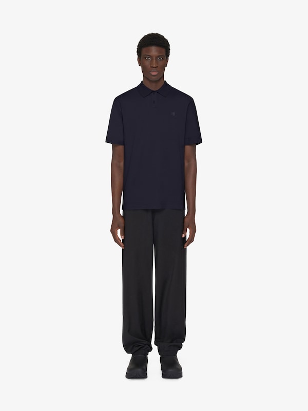 Givenchy Polo in mercerized cotton with 4G detail