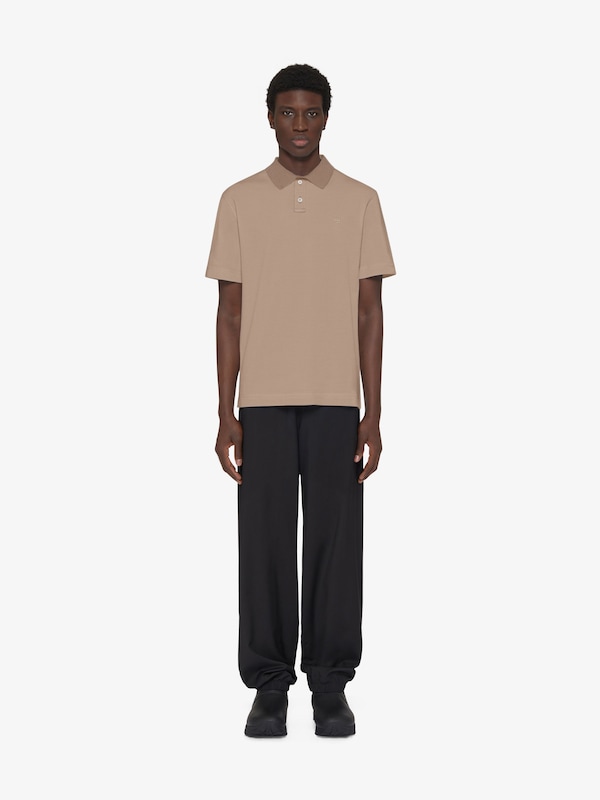 Givenchy Polo in mercerized cotton with 4G detail