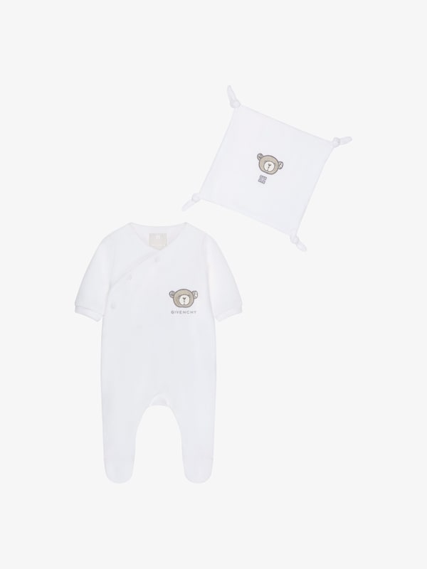 Givenchy Pyjamas and toy in velvet gift set