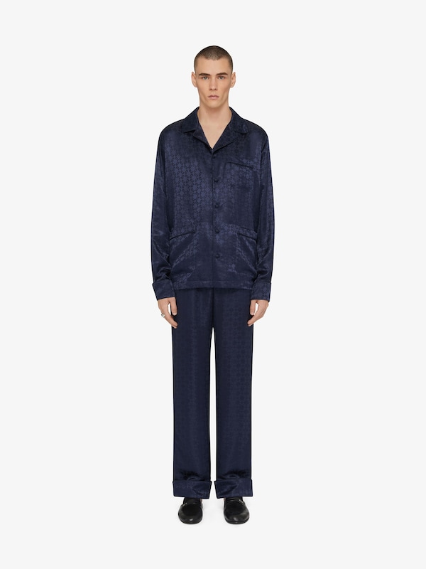 Givenchy Pyjamas Pants In Monogram 72 Jacquard