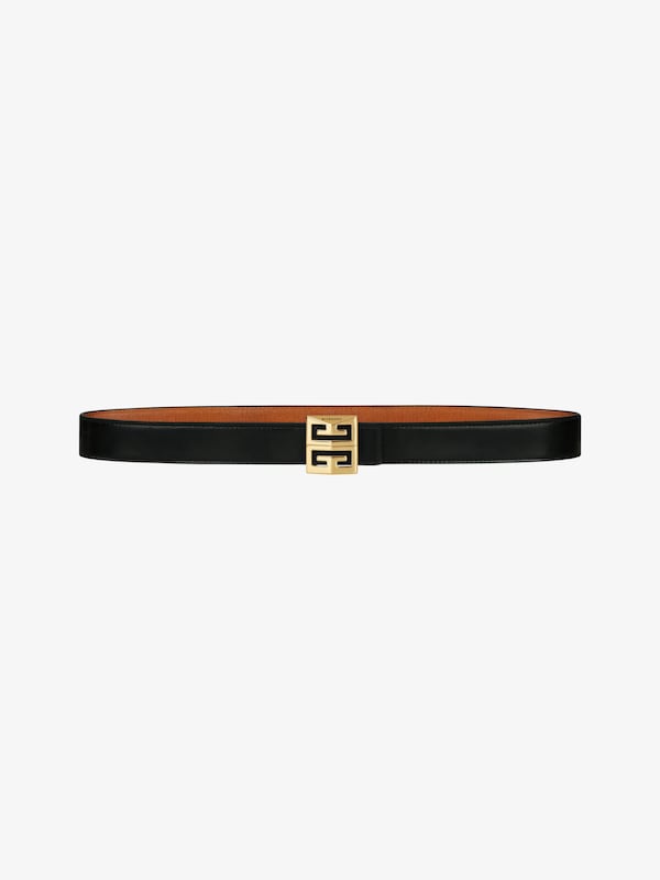 Givenchy Reversible Belt In Box Leather