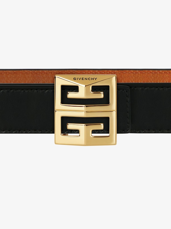 Givenchy Reversible Belt In Box Leather