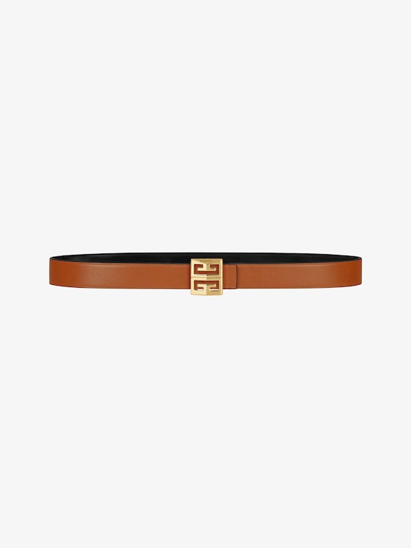Givenchy Reversible Belt In Box Leather