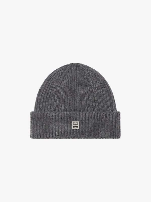 Givenchy Ribbed beanie in wool and cashmere