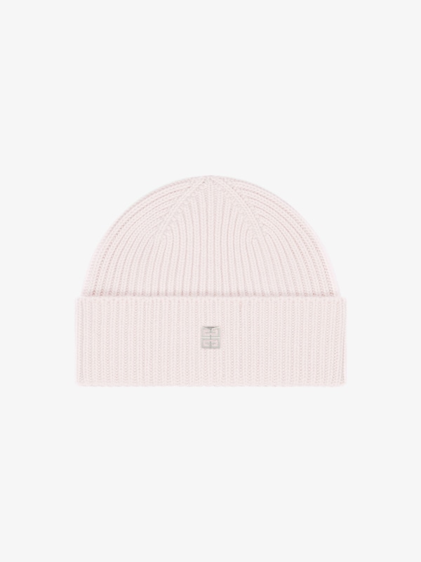 Givenchy Ribbed beanie in wool and cashmere