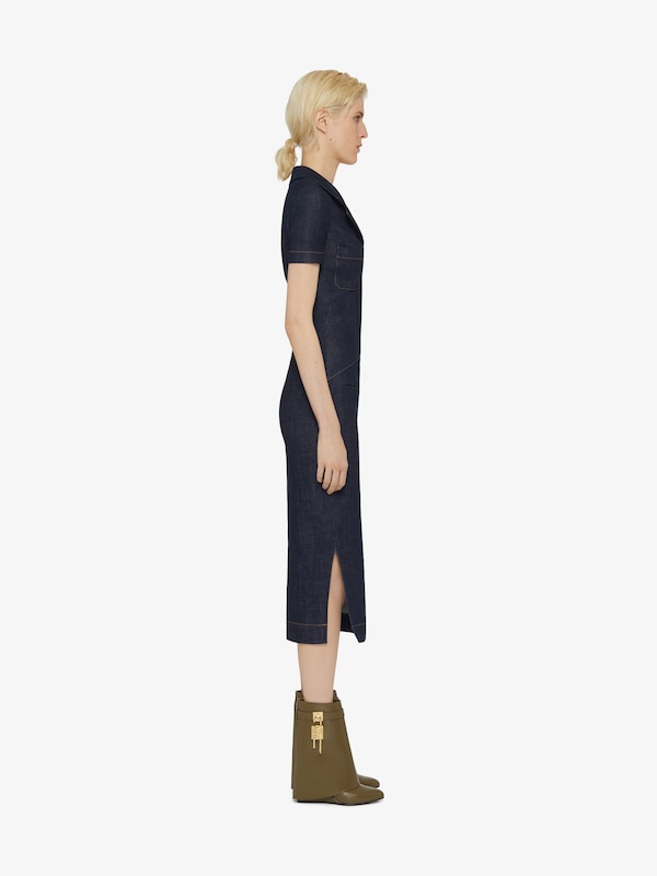 Givenchy Shark Lock Ankle Boots In Leather