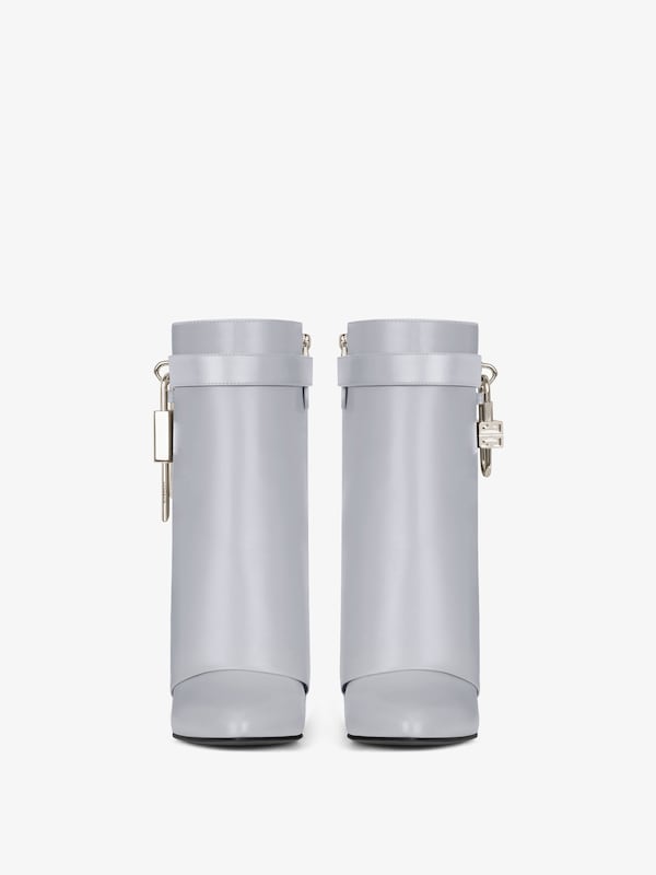 Givenchy Shark Lock Ankle Boots In Leather
