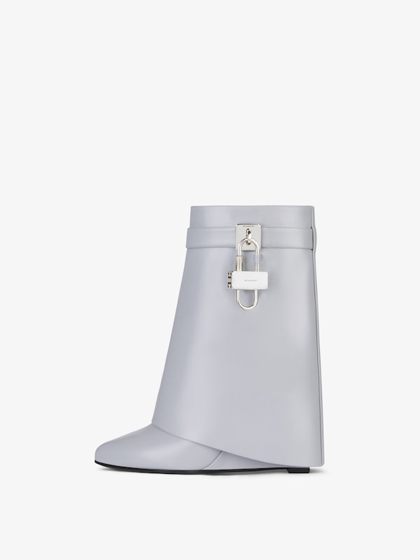 Givenchy Shark Lock Ankle Boots In Leather