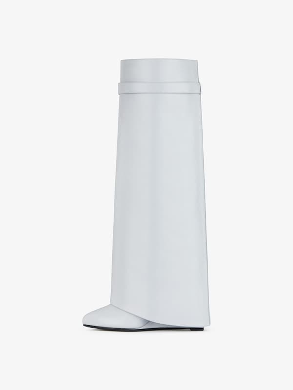 Givenchy Shark Lock Boots In Box Leather