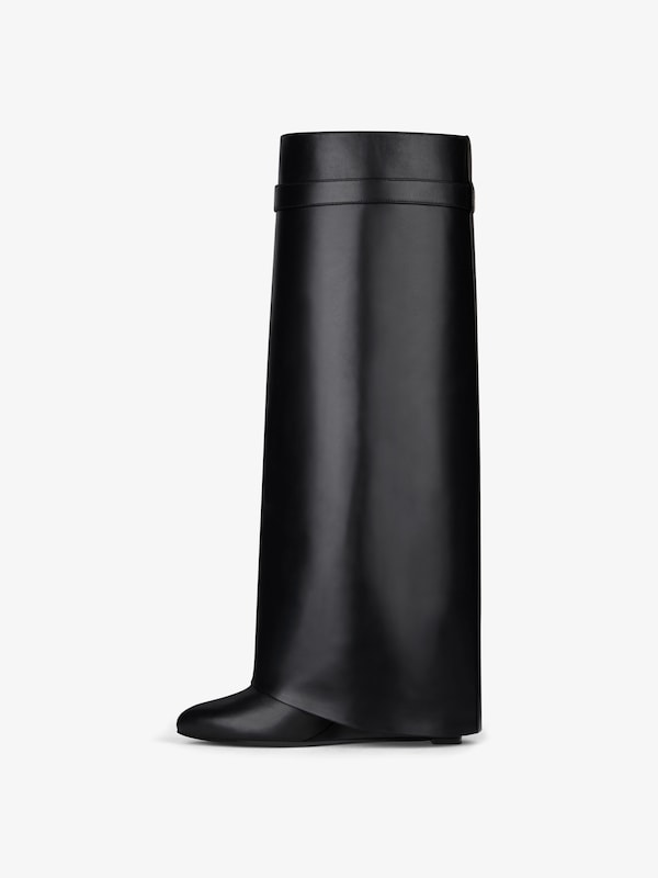 Givenchy Shark Lock Boots In Leather