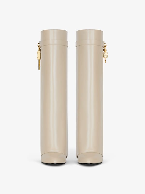 Givenchy Shark Lock Boots In Leather