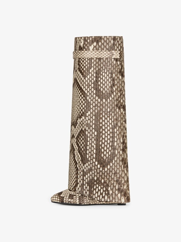 Givenchy Shark Lock Boots In Python