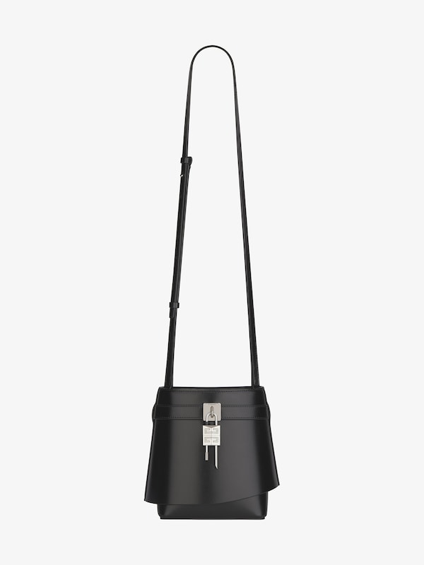 Givenchy Shark Lock Bucket Bag In Box Leather