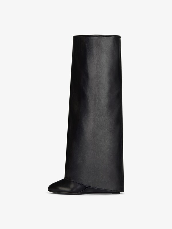 Givenchy Shark Lock Buckles Boots In Leather