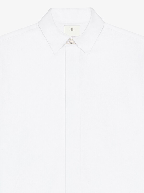 Givenchy Shirt In Cotton With 2G Clip