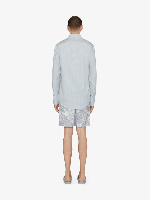 Givenchy Shirt In Monogram 72 Jacquard