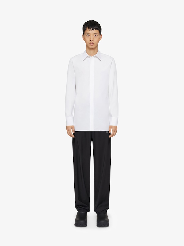 Givenchy Shirt in poplin with 4G detail