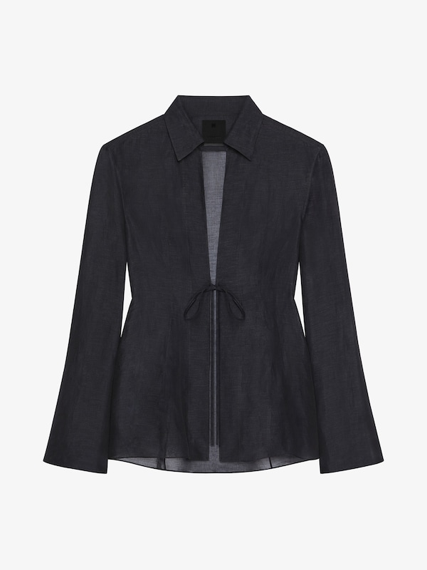 Givenchy Shirt In Silk And Linen