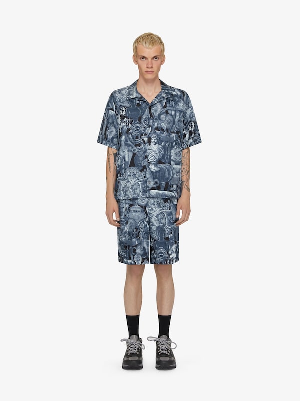 Givenchy Shirt in silk with Hubert objects print