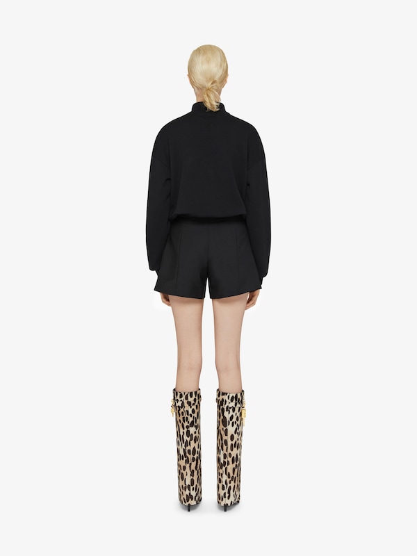 Givenchy Shorts In Wool And Mohair With Buttons