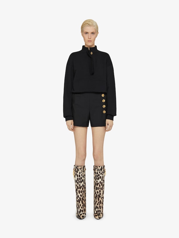 Givenchy Shorts in wool and mohair with buttons